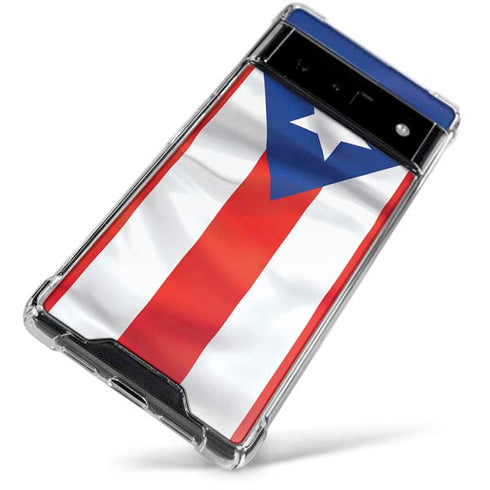 Puerto Rico Flag Google Pixel 6 Clear Case